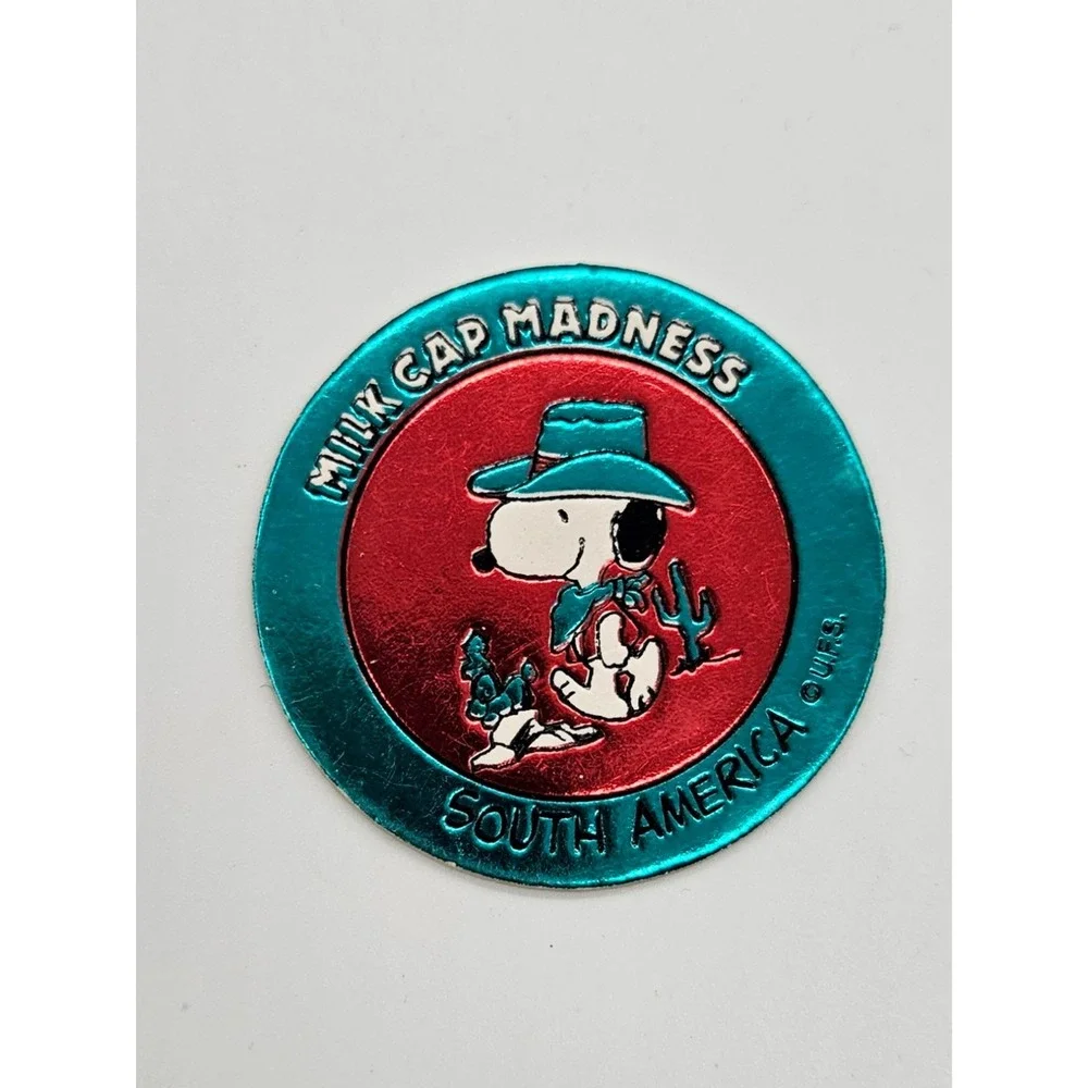 Milk Cap Madness‎ Snoopy South America Milk Caps Collectible